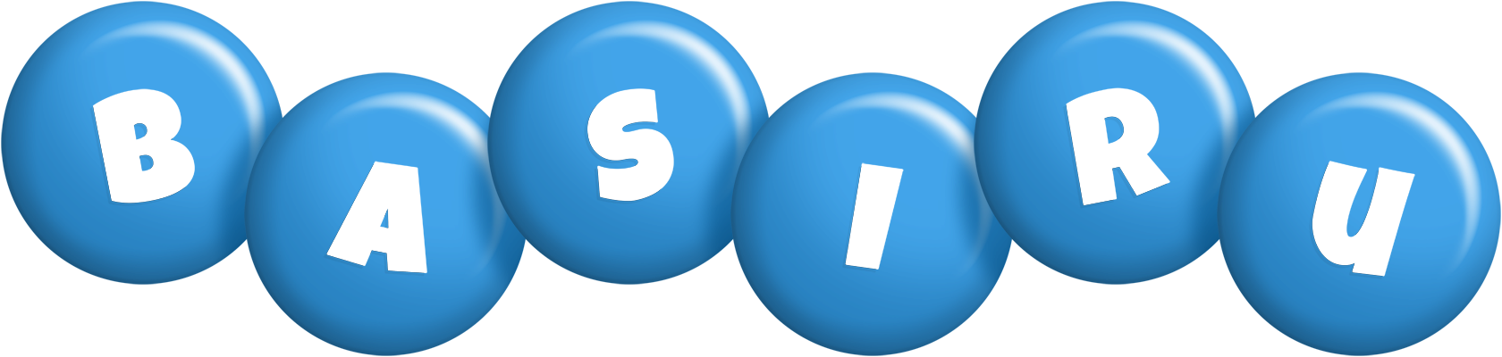 Basiru candy-blue logo