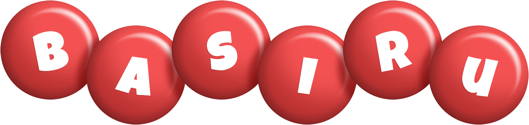 Basiru candy-red logo