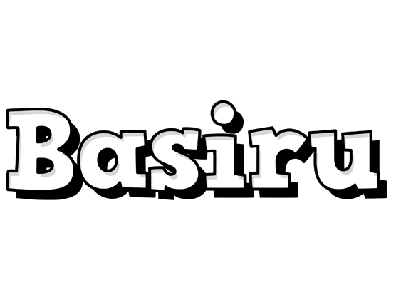 Basiru snowing logo