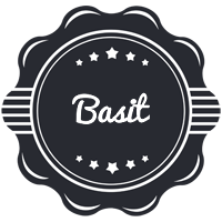 Basit badge logo