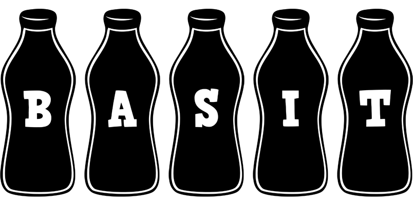 Basit bottle logo