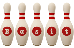 Basit bowling-pin logo