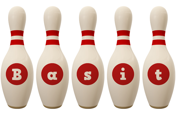 Basit bowling-pin logo