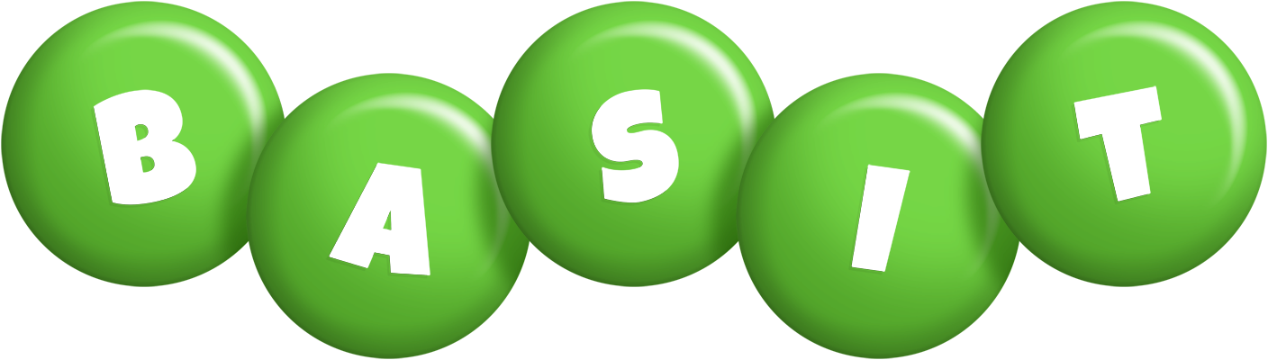 Basit candy-green logo