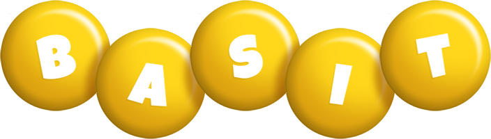 Basit candy-yellow logo