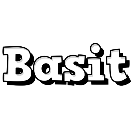 Basit snowing logo