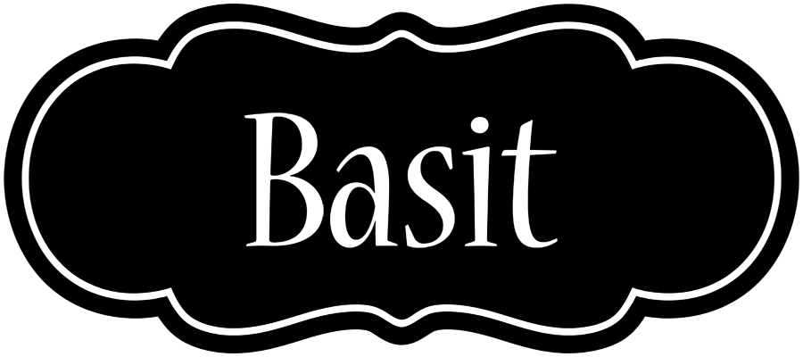 Basit welcome logo