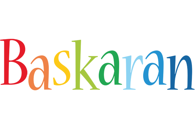 Baskaran birthday logo
