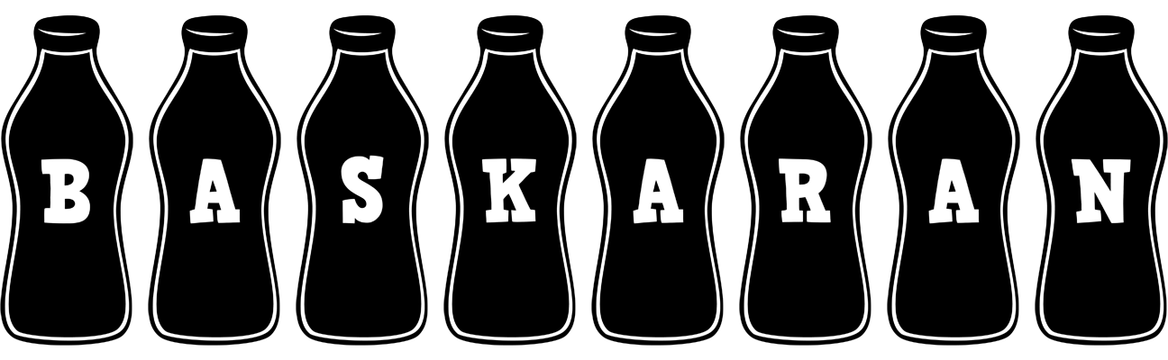 Baskaran bottle logo