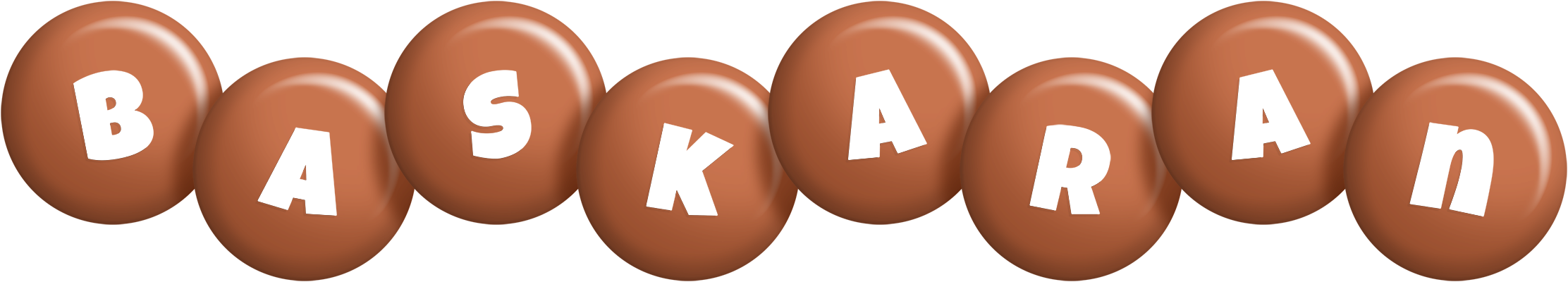 Baskaran candy-brown logo