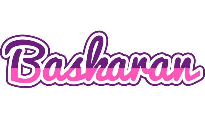 Baskaran cheerful logo