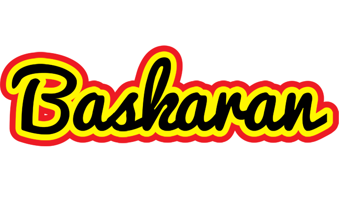 Baskaran flaming logo