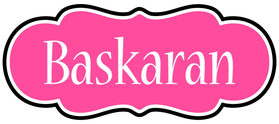 Baskaran invitation logo