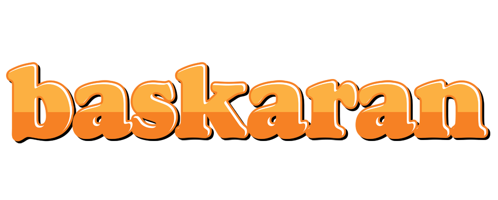 Baskaran orange logo