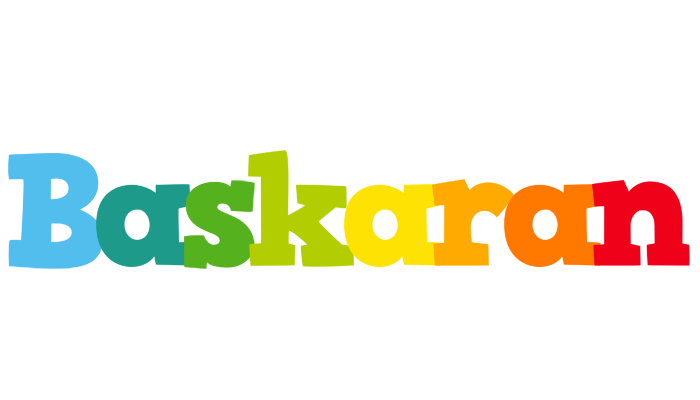 Baskaran rainbows logo