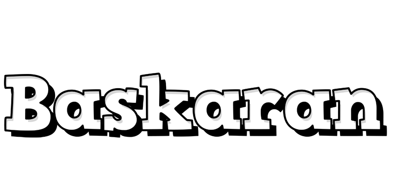 Baskaran snowing logo