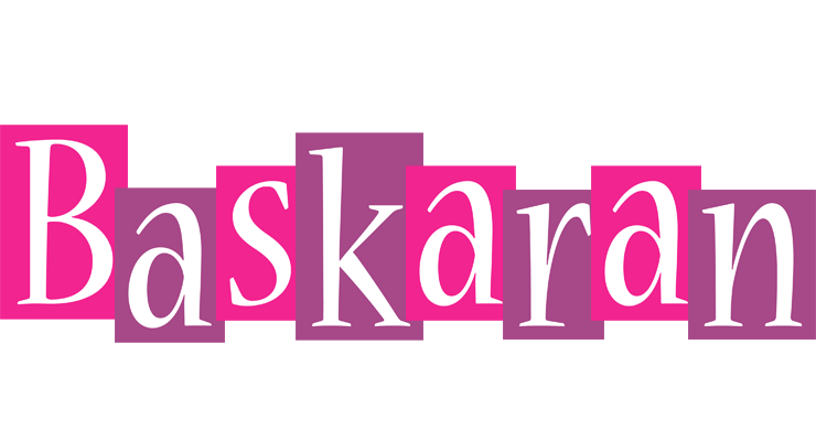 Baskaran whine logo