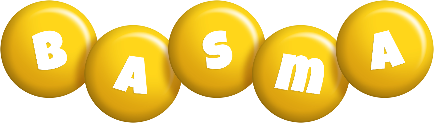 Basma candy-yellow logo