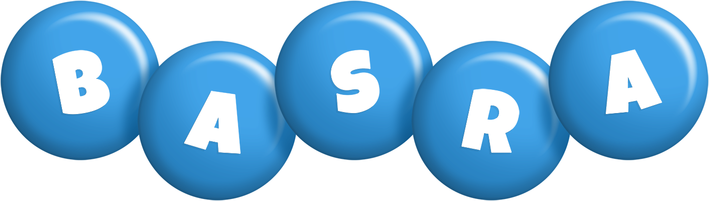 Basra candy-blue logo