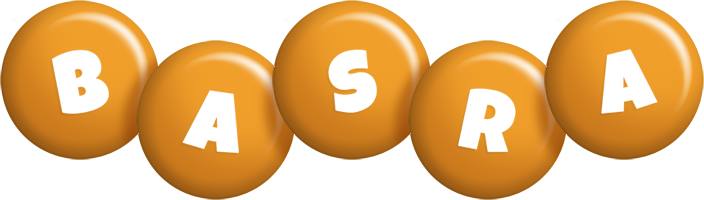 Basra candy-orange logo