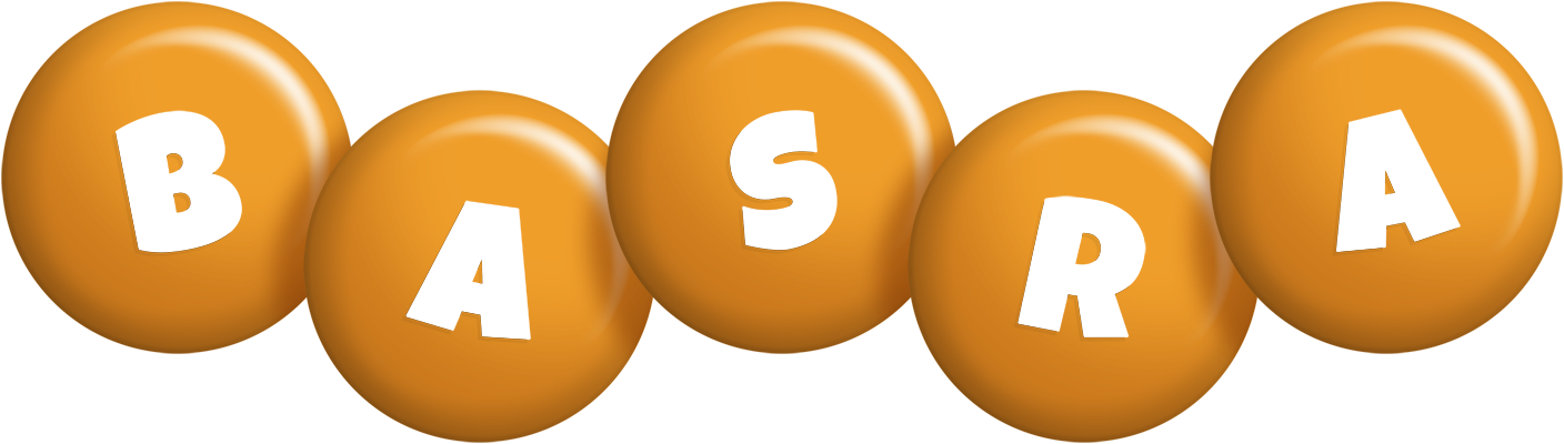 Basra candy-orange logo