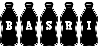 Basri bottle logo