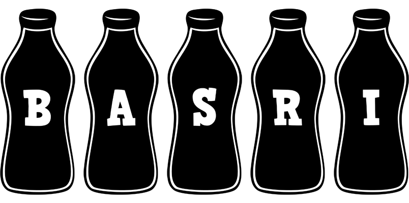 Basri bottle logo