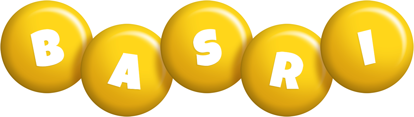Basri candy-yellow logo