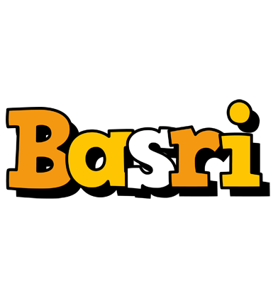 Basri cartoon logo