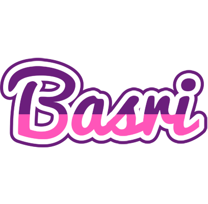 Basri cheerful logo
