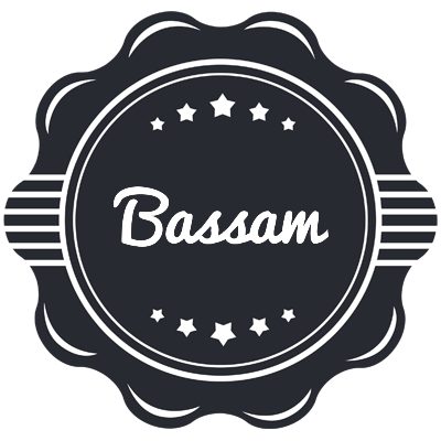 Bassam badge logo