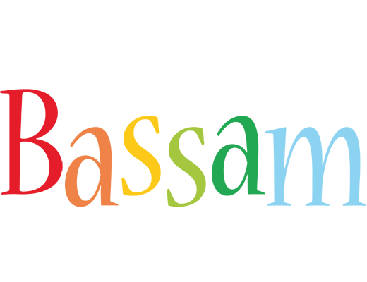 Bassam birthday logo