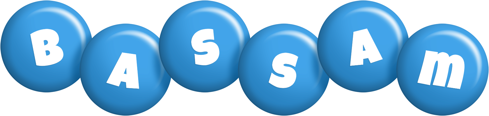 Bassam candy-blue logo