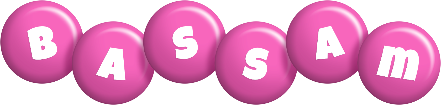 Bassam candy-pink logo