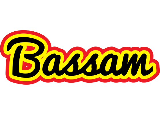 Bassam flaming logo
