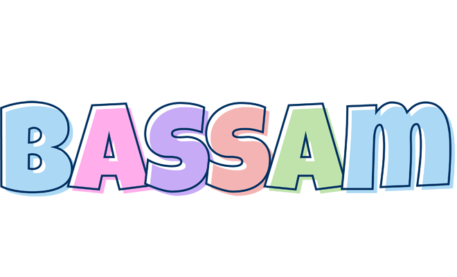 Bassam pastel logo