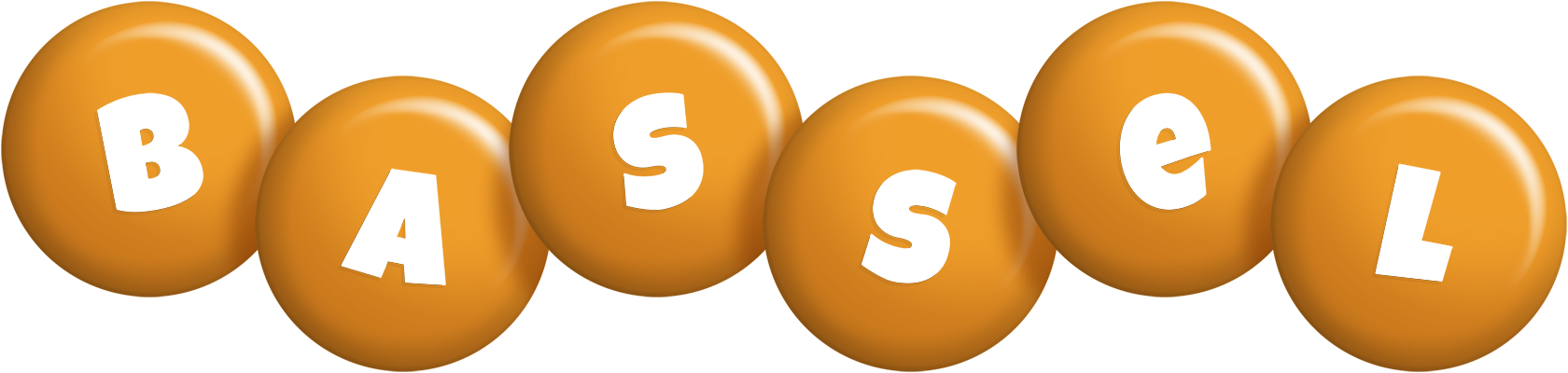 Bassel candy-orange logo