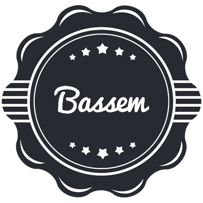Bassem badge logo