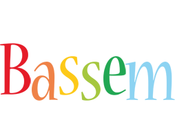 Bassem birthday logo