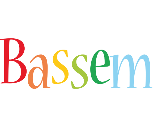 Bassem birthday logo