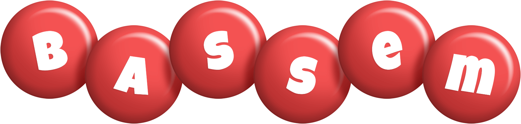Bassem candy-red logo