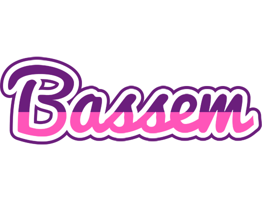 Bassem cheerful logo