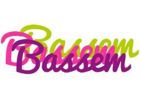 Bassem flowers logo