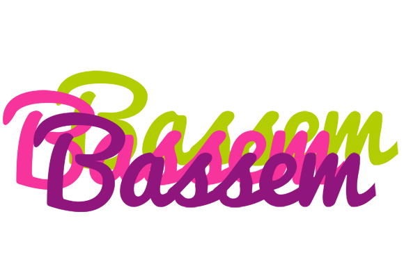 Bassem flowers logo