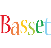 Basset birthday logo