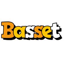 Basset cartoon logo