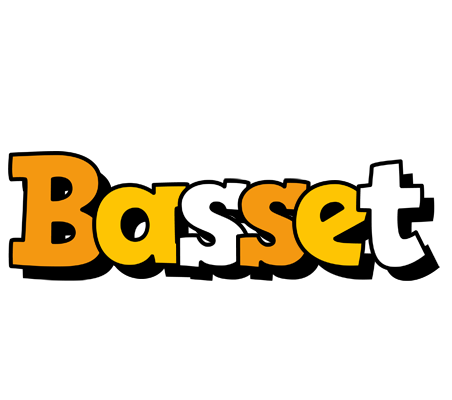 Basset cartoon logo