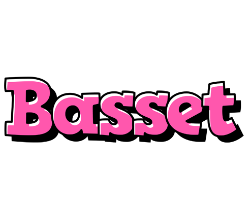 Basset girlish logo