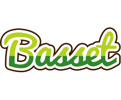 Basset golfing logo
