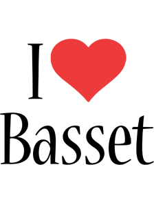 Basset i-love logo